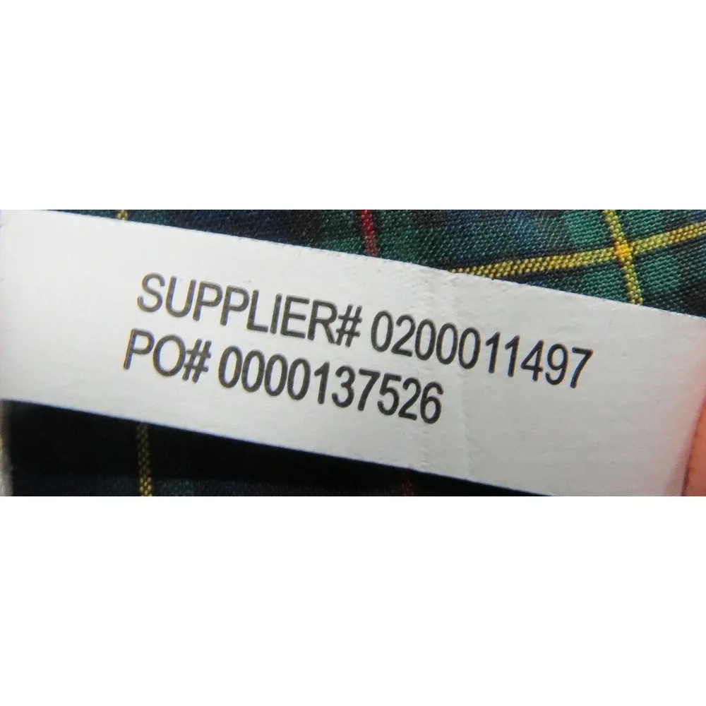Ralph Lauren Plaid Button Shirt Men 16.5 34/35 Green Blue Cotton Pony Preppy